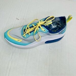 Nike Air Max Dia AR7410-107 Women’s White/Blue Yellow Trim Sneakers Size 8.5